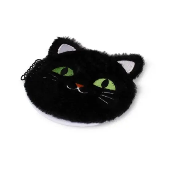 Fuzzy Chunky Notebook Black Cat - Bullseye's Playground&trade; image {2}