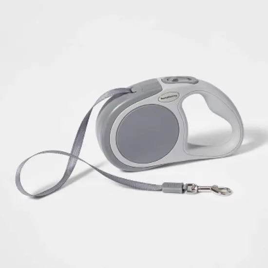 Reflective Retractable Dog Leash - Gray - Boots & Barkley&trade; image {4}