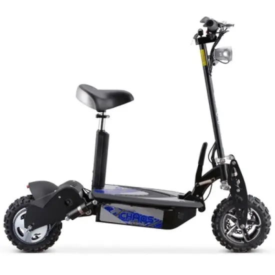 MotoTec Chaos 2000w 60v Lithium Electric Scooter Black image {3}