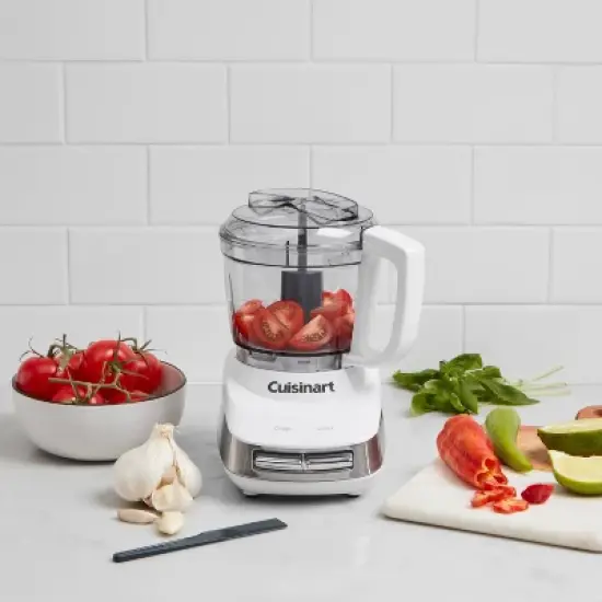 Cuisinart Core Custom 4-Cup Mini Chopper - White - MCH-4: Small Food Processor, 2-Speed, Stainless Steel Blades, BPA-Free image {7}