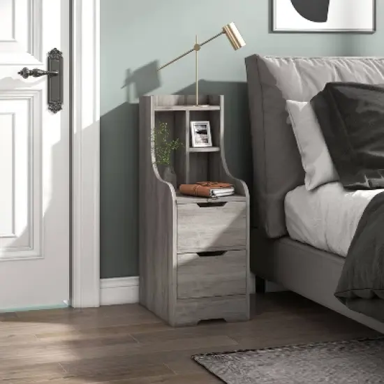 Clumsen Multi Storage Night Stand - miBasics image {1}