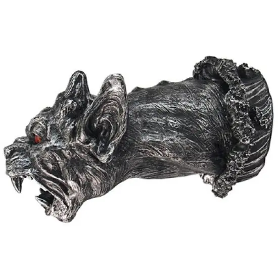 Design Toscano Gothic Gargoyle Cathedral Devil Dog Illuminated Wall Sculpture image {3}