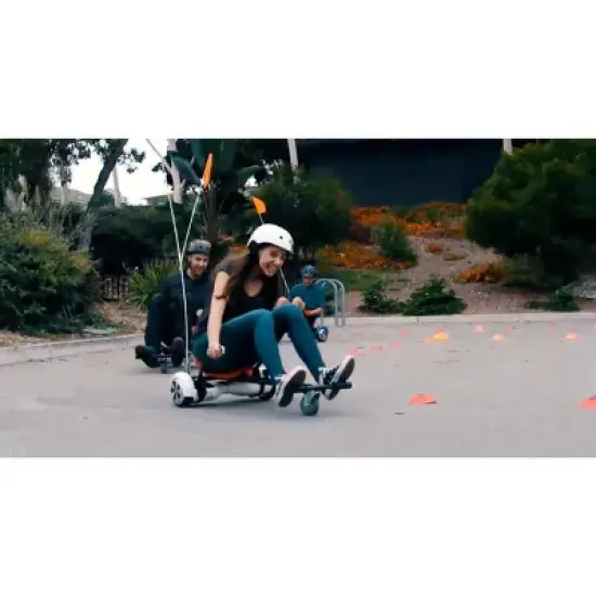 GlareWheel Hoverboard Attachment Hover Kart P3 Blue image {5}