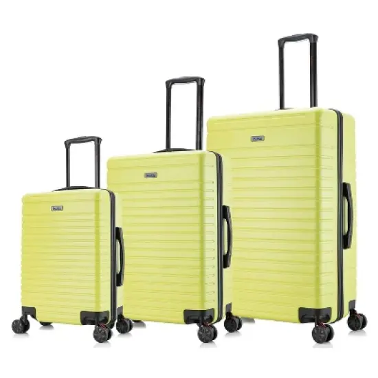 InUSA Deep Lightweight 3pc Hardside Spinner Luggage Set image {14}