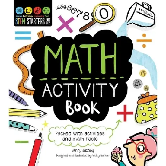 Stem Starters for Kids Math Activity Book - by  Jenny Jacoby (Paperback) image {1}