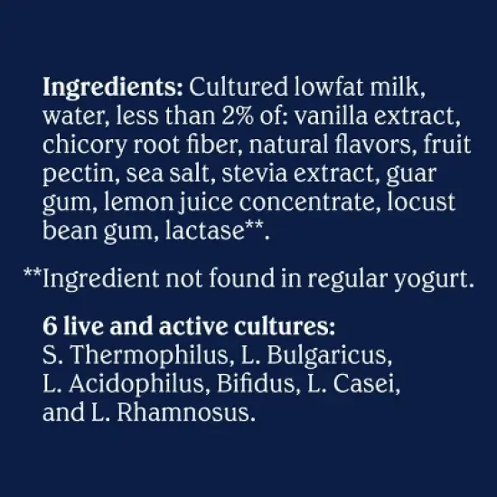 Chobani 20g Protein Vanilla Greek Yogurt - 32oz image {8}