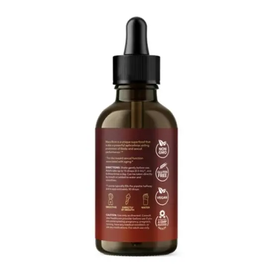 Organic Maca Root Libido Liquid Drops, Supports Endurance Mood & Performance, Support Fertility in Men & Women, Unflavored, Havasu Nutrition, 1 fl oz image {4}