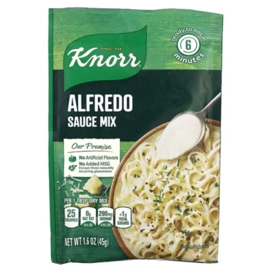 Knorr, Alfredo Sauce Mix, 1.6 oz (45 g) image {12}