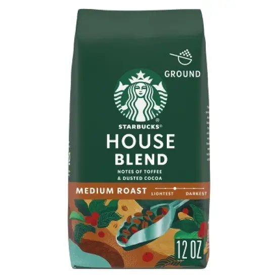 Starbucks House Blend Medium Roast Ground Coffee - 12oz image {5}