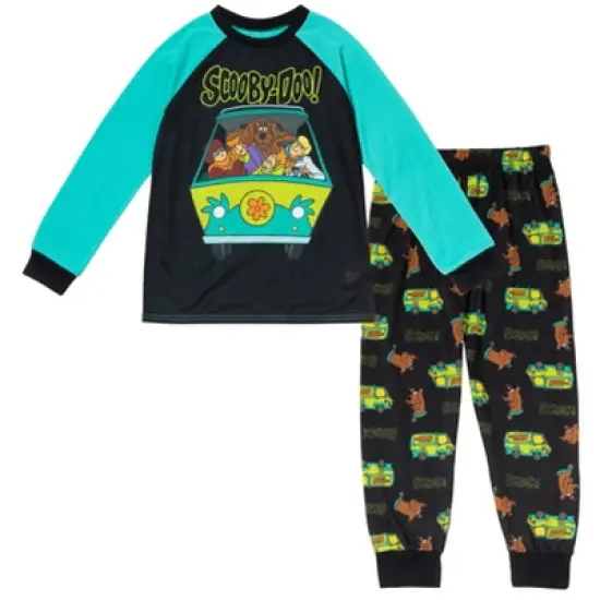 Scooby-Doo Scooby Doo Pullover Pajama Shirt and Pants Sleep Set Little Kid to Big Kid image {11}