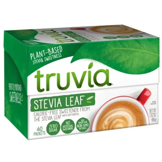 Truvia Original Calorie-Free Sweetener from the Stevia Leaf - 40 packets/2.82oz image {8}