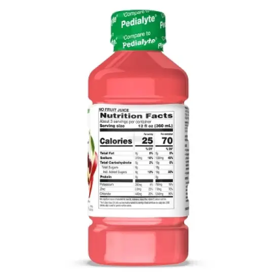Pediatric Electrolyte Drink - Cherry Punch - 33.8 fl oz - up&up&trade; image {5}