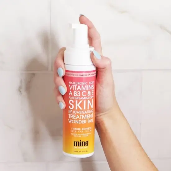 MineTan Wonder Self Tan Foam - 200ml image {2}