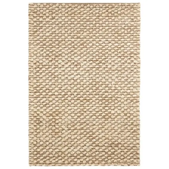 Home Conservatory Textured Handwoven Jute Area Rug image {6}