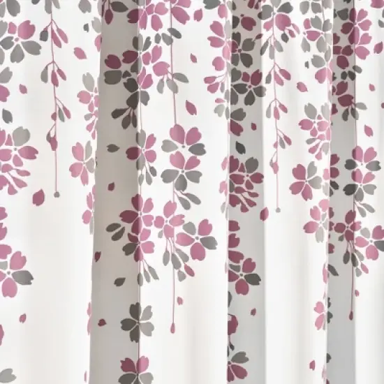 Set of 2 Weeping Flower Light Filtering Window Curtain Panels - Lush D&eacute;cor image {2}