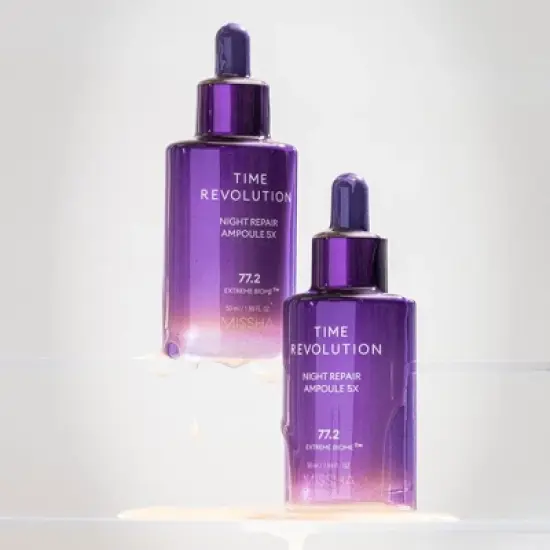 Missha Time Revolution Night Repair Ampoule 5X -1.69 fl.oz. image {9}