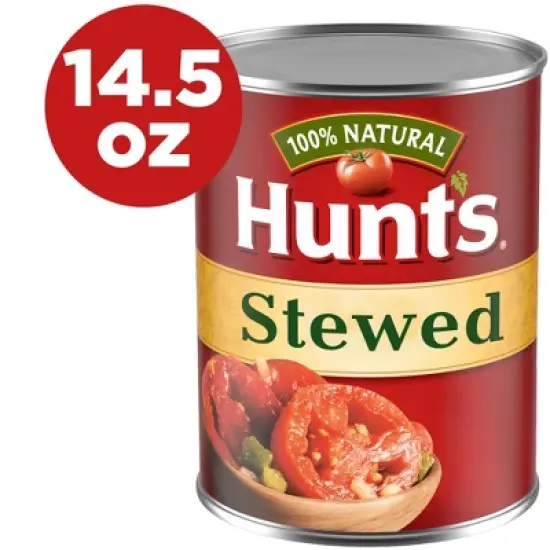 Hunt's 100% Natural Stewed Tomatoes - 14.5oz image {5}