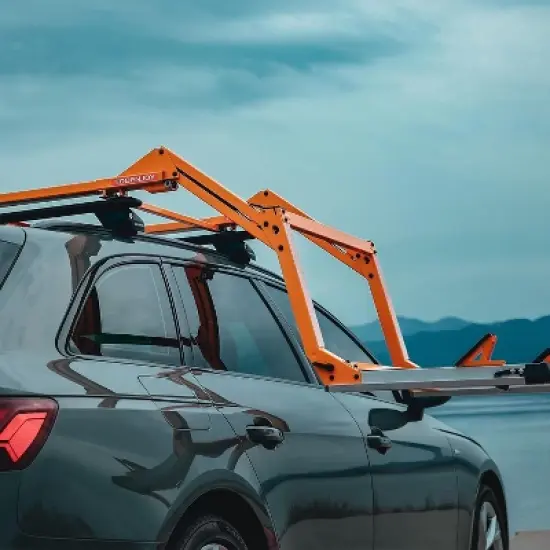 TOOENJOY Heavy-Duty Kayak Lift Assist Roof Rack, 100 LBS Capacity Kayak Canoe Rooftop Loader, Elevating Assist System for Easy Loading image {10}