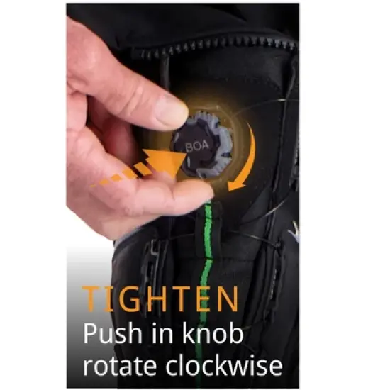 RefrigiWear Men's Waterproof Anti-Slip Extreme Pac Boots with BOA Fit Lacing System image {3}