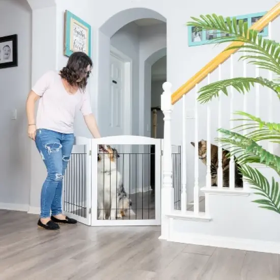 Primetime Petz Connect-a-Gate-Universal Wall Mount Kit for Wooden Pet Gates Secure Boundaries and Peace of Mind,Freedom for Your Furry Friends image {8}