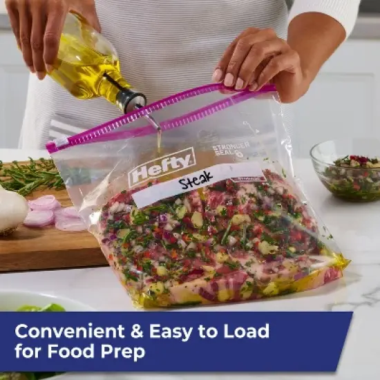 Hefty Gallon Food Storage Slider Bag image {2}