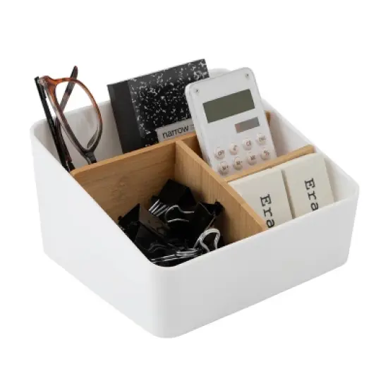 Thinkspace 4 Compartment Storage White image {4}