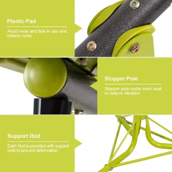 Costway Kids 360 Degree Rotation Seesaw Teeter Totter Outdoor Play Set Toy image {7}