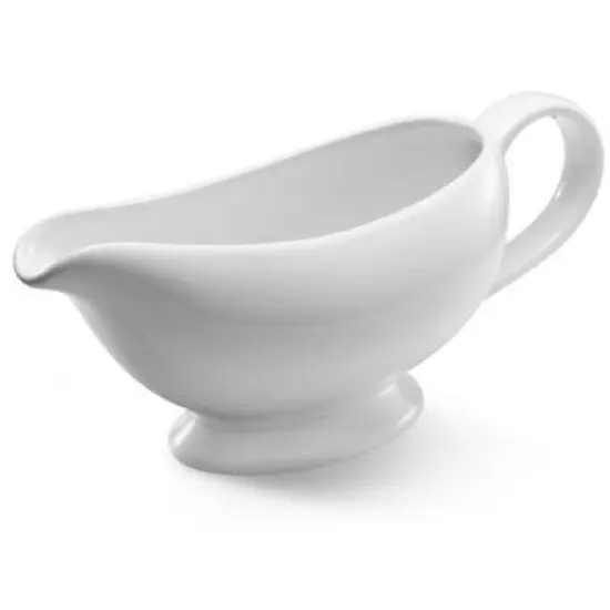 Kook Ceramic Gravy Boat, 14 oz, White image {5}