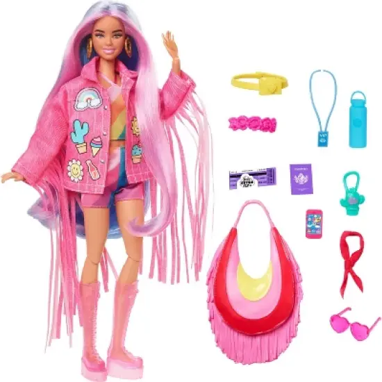 Travel Barbie Doll with Desert Fashion, Barbie Extra Fly image {4}