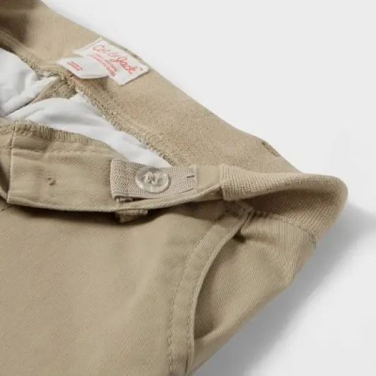 Toddler Boys' Uniform Straight Pants with Rib Waistband - Cat & Jack&trade; Khaki image {2}