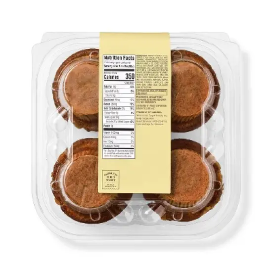 Banana Nut Muffins - 14oz/4ct - Favorite Day&trade; image {2}