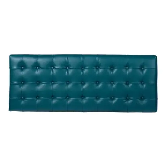 Perscon Upholstered Hallway Bench Blue - Aiden Lane image {5}