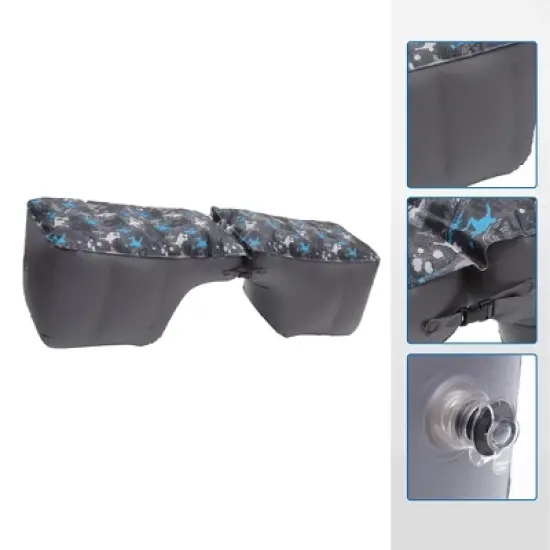 Unique Bargains Car Mattress Sleeping Mat Gray Assorted Color image {4}