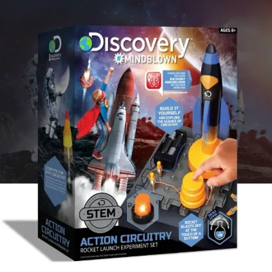 Discovery #Mindblown Action Circuitry Rocket Launch Experiment STEM Science Kit image {5}