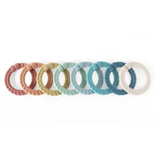 Itzy Ritzy Rings Linking Ring Set - Rainbow - 8ct image {1}