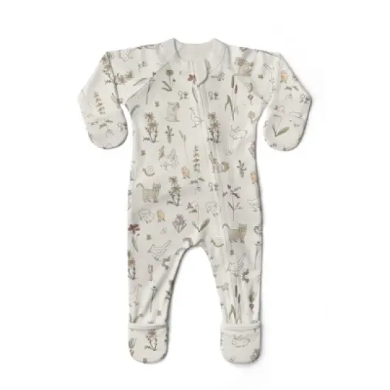 Goumikids Viscose made from bamboo + Organic Cotton Sleep and Play Footie image {41}