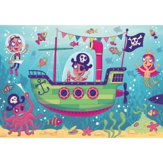 Ravensburger Puzzle & Play: Land in Sight Jigsaw Puzzle Play Set - 2 x 24pcs image {2}