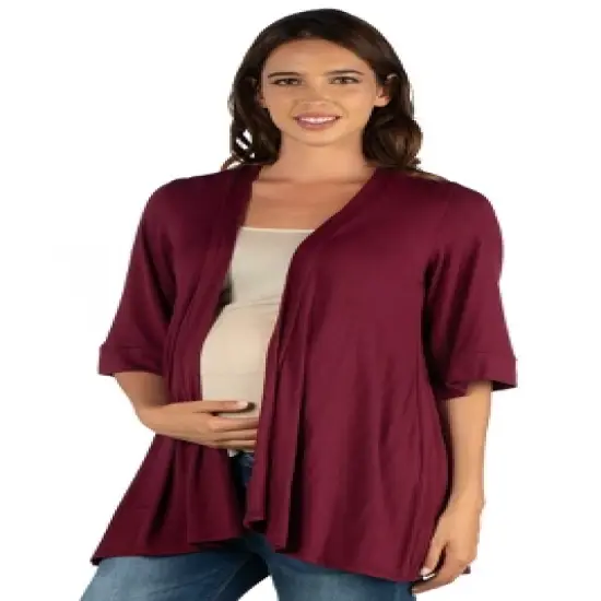 Elbow Length Maternity Cardigan image {11}