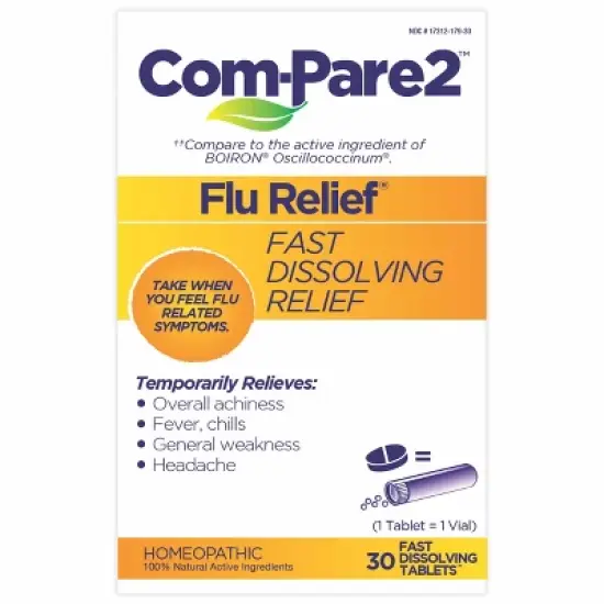 Com-Pare2 Flu Relief Dissolve Tablets - 30ct image {1}