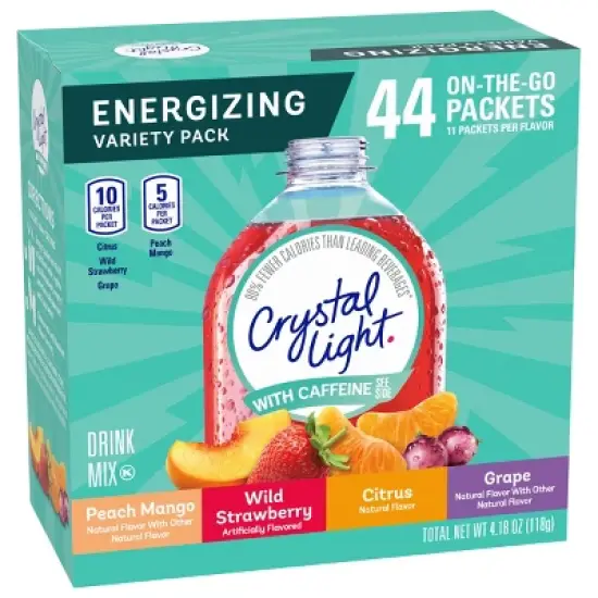 Crystal Light On The Go Energy Variety Pack - 44ct Packets image {3}