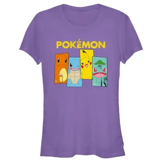 Junior's Pokemon Character Boxes T-Shirt image {3}