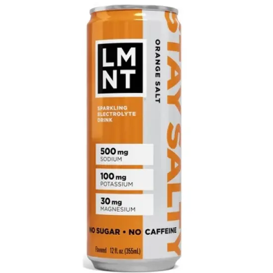 LMNT Zero-Sugar Electrolytes Sparkling Orange Single - 12 oz image {5}