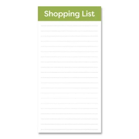 Fridge Planner Magnetized Monthly Calendar with Pads + Pencil, 14 x 13.5, Yellow/Green Sheets, 17-Month: Aug 2025 to Dec 2026 image {2}