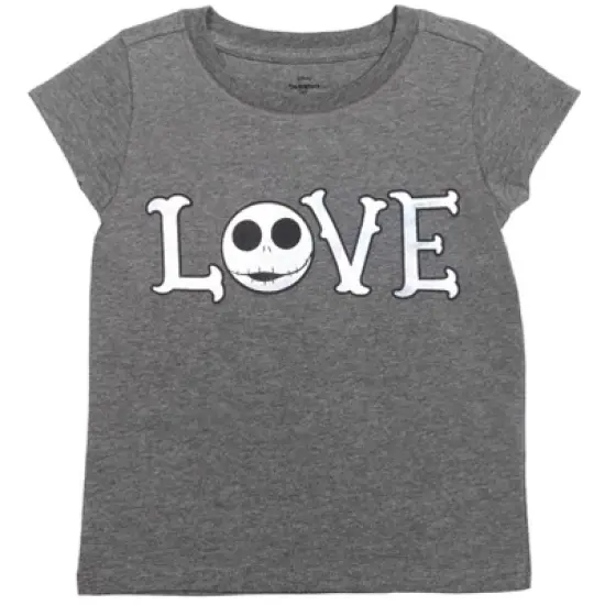 Disney Nightmare Before Christmas Jack Skellington Sally gray 3 Pack Graphic T-Shirts Gray/Black/Red  image {1}