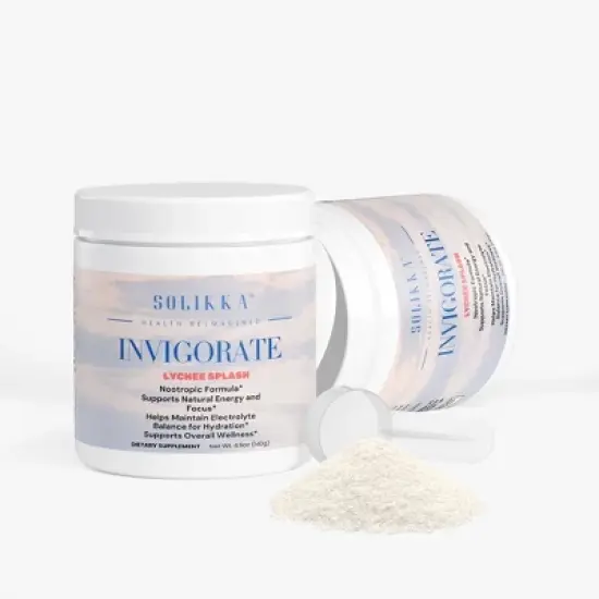 Solikka Invigorate Nootropic Hydr-8 (Lychee Splash) image {2}