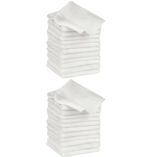 Unique Bargains Absorbent Microfiber Kitchen Towel 24 Pcs image {6}