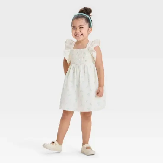 Toddler Girls' Smocked Gauze Dress - Cat & Jack&trade; image {2}