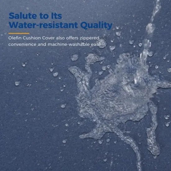 Heynemo Aluminum Outdoor Patio Furniture Set, Outdoor Sectional Metal Sofa with 5'' Cushion and Coffee Table for Balcony, Garden image {1}