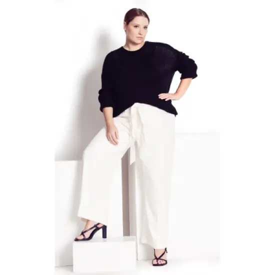 Women's Plus Size Scarlett Sweater - black | REFINITY image {1}