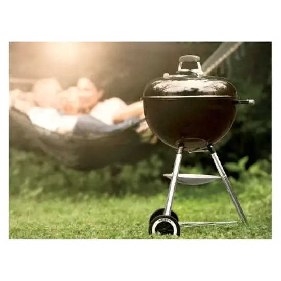 Weber 18" Original Kettle Charcoal Grill 441001 Black image {10}